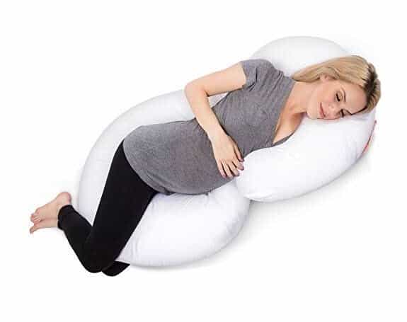 c shaped pregnancy pillow