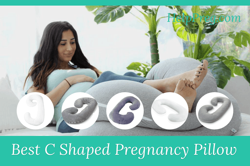 c shaped pregnancy pillow